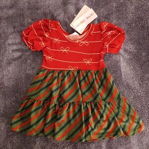 Dot Dot Smile Red And Green Christmas Dress